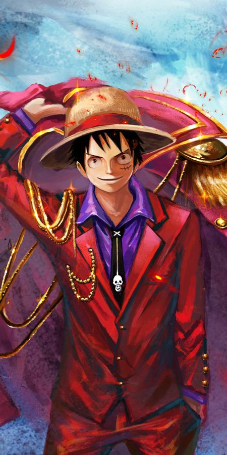 Phone wallpaper: Anime, One Piece, Monkey D Luffy free download