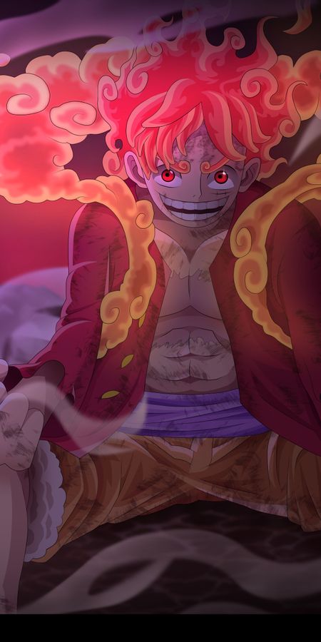 Phone wallpaper: Anime, One Piece, Monkey D Luffy, Gear 5 (One Piece) free download