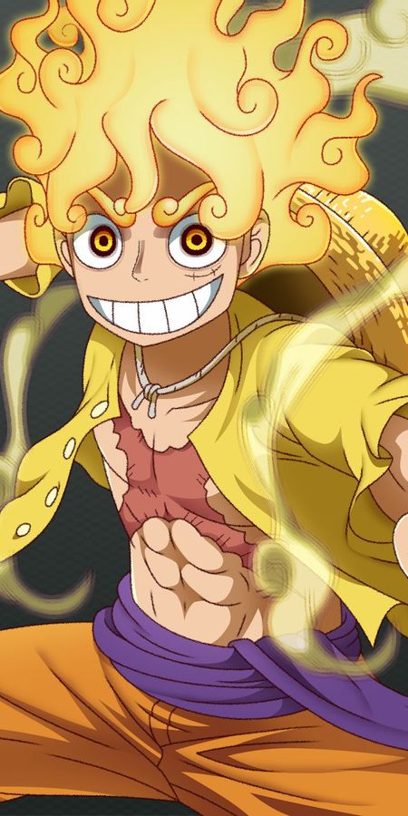 Phone wallpaper: Anime, One Piece, Monkey D Luffy, Gear 5 (One Piece) free download