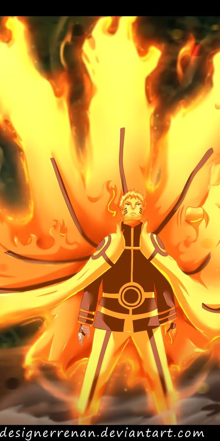 Phone wallpaper: Sage Of Six Paths, Anime, Naruto, Naruto Uzumaki free download