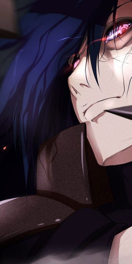 Phone wallpaper: Anime, Naruto, Blue Hair, Ninja, Long Hair, Madara Uchiha, Rinnegan (Naruto), Uchiha Clan free download