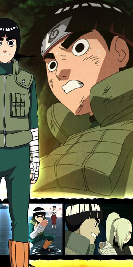 Phone wallpaper: Rock Lee, Anime, Naruto free download