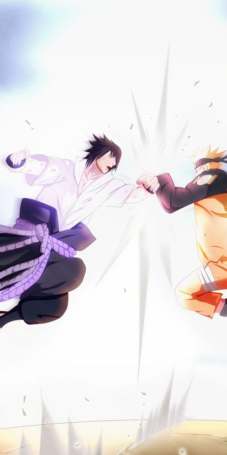 Phone wallpaper: Anime, Naruto, Sasuke Uchiha, Naruto Uzumaki free download