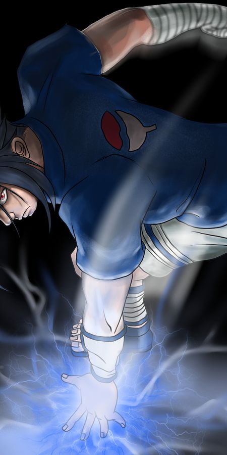 Phone wallpaper: Anime, Naruto, Sasuke Uchiha, Chidori (Naruto) free download