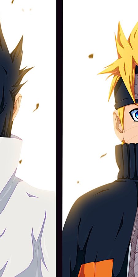 Phone wallpaper: Anime, Naruto, Sasuke Uchiha, Naruto Uzumaki free download