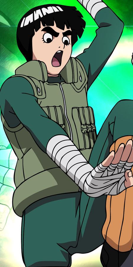 Phone wallpaper: Anime, Naruto, Rock Lee free download