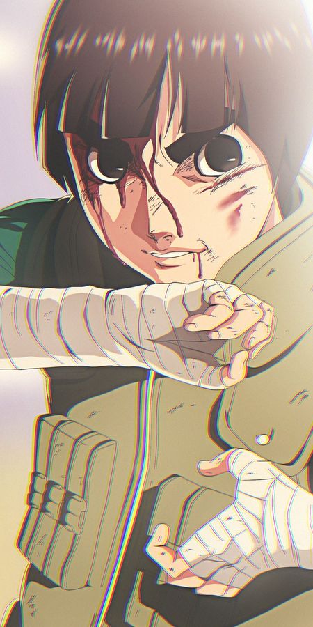 Phone wallpaper: Rock Lee, Anime, Naruto free download