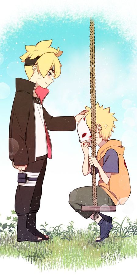 Phone wallpaper: Anime, Naruto, Naruto Uzumaki, Sarada Uchiha, Boruto free download