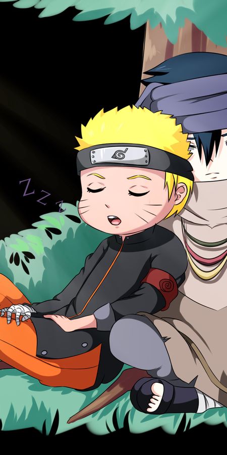 Phone wallpaper: Anime, Naruto, Sasuke Uchiha, Naruto Uzumaki, Chibi free download