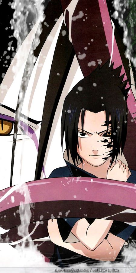 Phone wallpaper: Anime, Naruto, Sasuke Uchiha, Orochimaru (Naruto) free download