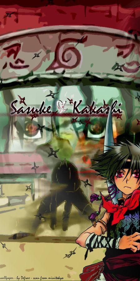 Phone wallpaper: Anime, Naruto, Sasuke Uchiha, Kakashi Hatake free download