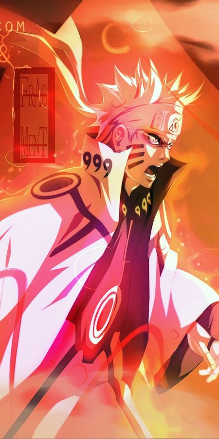 Phone wallpaper: Anime, Naruto, Naruto Uzumaki, Kyūbi (Naruto) free download