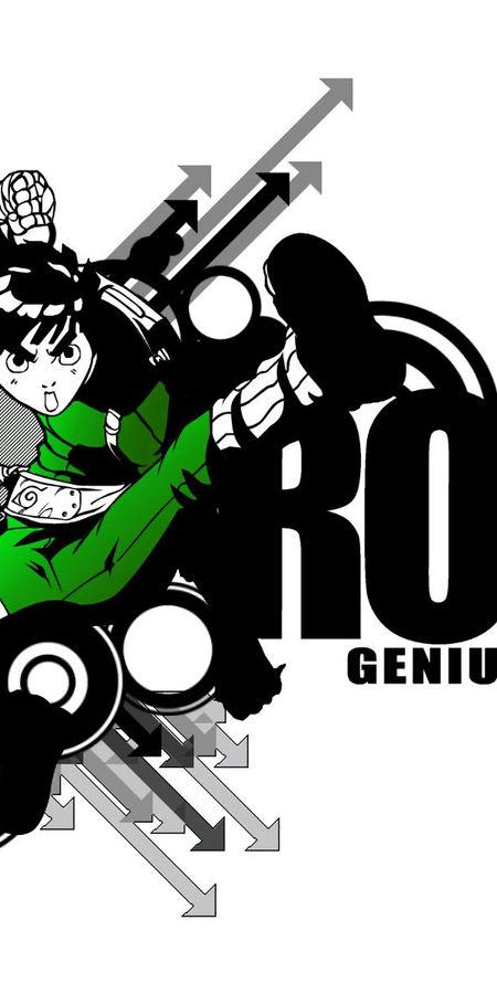 Phone wallpaper: Anime, Naruto, Rock Lee free download