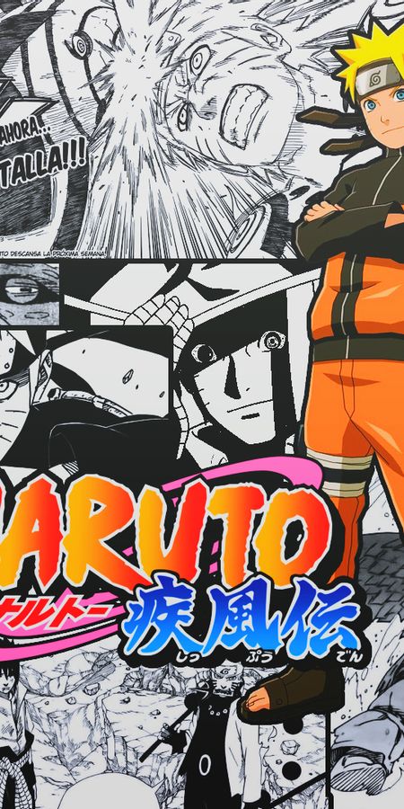 Phone wallpaper: Anime, Naruto, Sasuke Uchiha, Naruto Uzumaki, Kyūbi (Naruto) free download