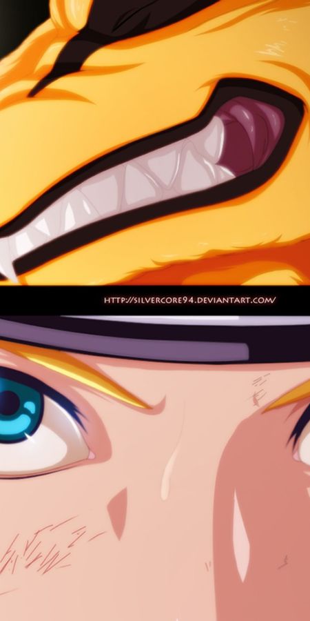 Phone wallpaper: Anime, Naruto, Naruto Uzumaki, Kurama (Naruto) free download