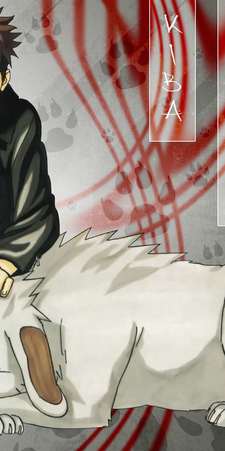 Phone wallpaper: Anime, Naruto, Kiba Inuzuka, Akamaru (Naruto) free download