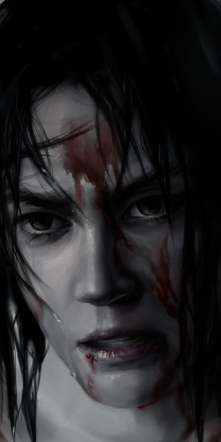 Phone wallpaper: Anime, Rain, Naruto, Blood, Black Hair, Sasuke Uchiha, Short Hair free download