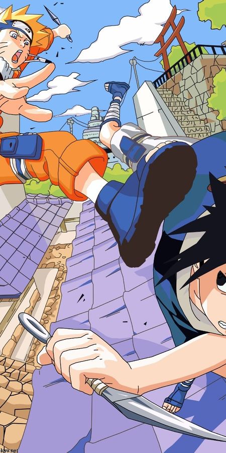 Phone wallpaper: Anime, Naruto, Sasuke Uchiha, Naruto Uzumaki free download