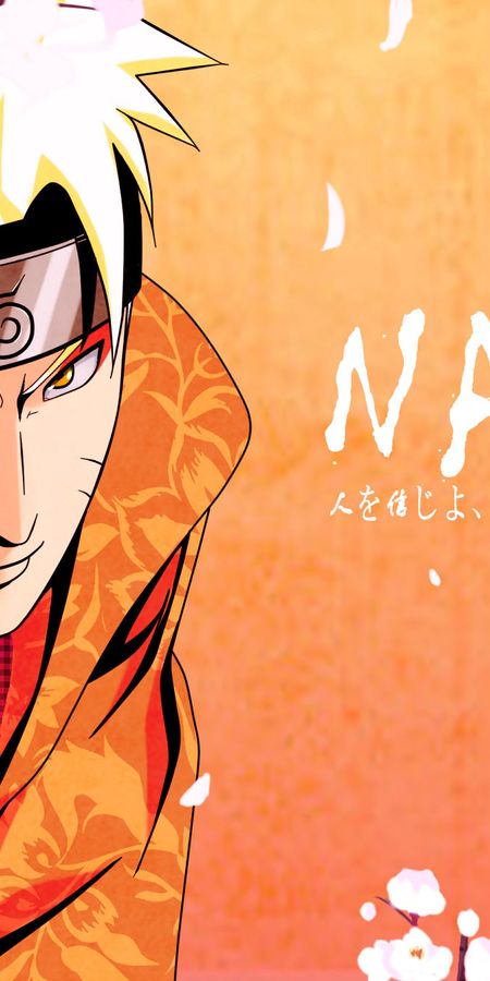 Phone wallpaper: Anime, Naruto, Smile, Blonde, Headband, Naruto Uzumaki, Sage (Naruto) free download