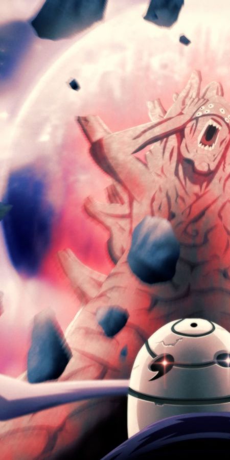 Phone wallpaper: Anime, Naruto, Obito Uchiha, Gedō Mazō free download