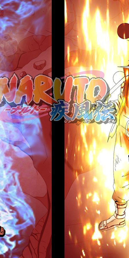 Phone wallpaper: Anime, Naruto, Sasuke Uchiha, Naruto Uzumaki free download