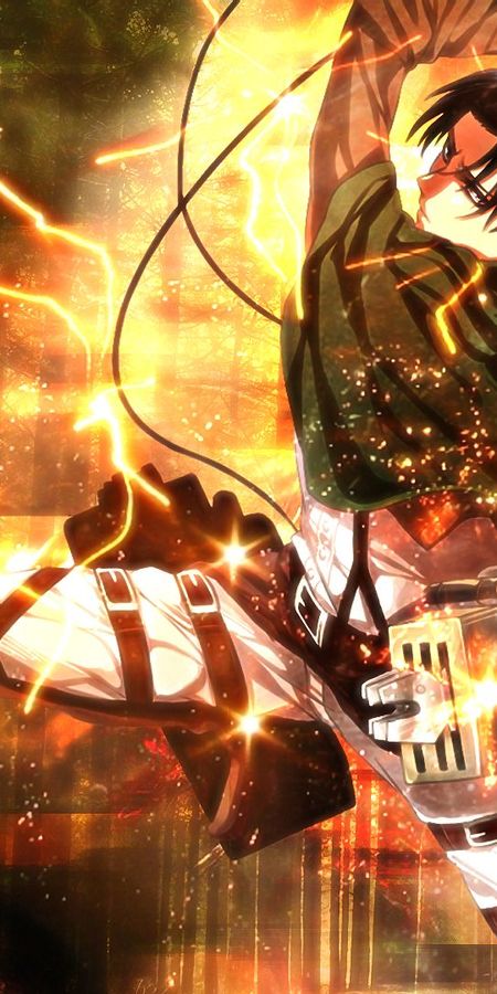 Phone wallpaper: Anime, Attack On Titan, Levi Ackerman free download