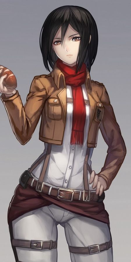 Phone wallpaper: Mikasa Ackerman, Attack On Titan, Anime free download