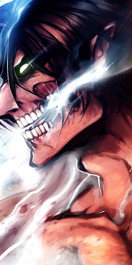 Phone wallpaper: Anime, Eren Yeager, Attack On Titan free download