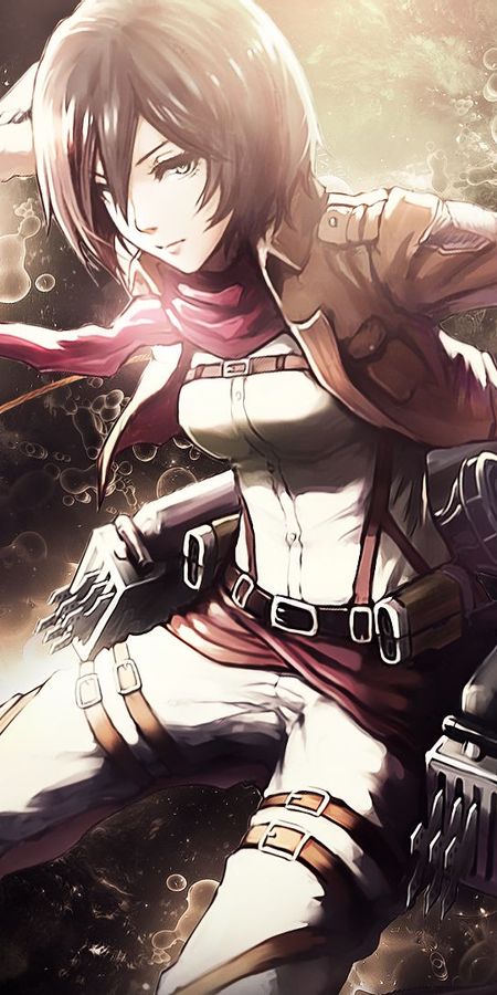 Phone wallpaper: Anime, Mikasa Ackerman, Attack On Titan free download