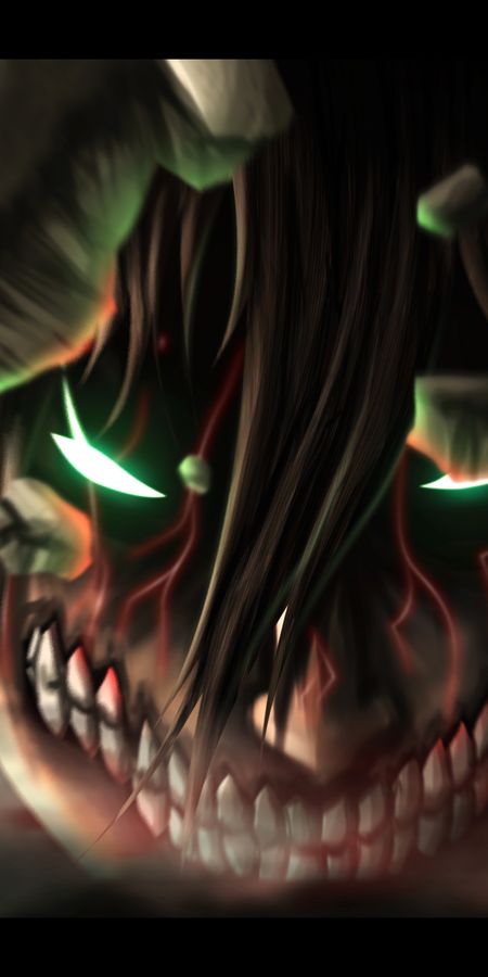 Phone wallpaper: Anime, Eren Yeager, Attack On Titan free download