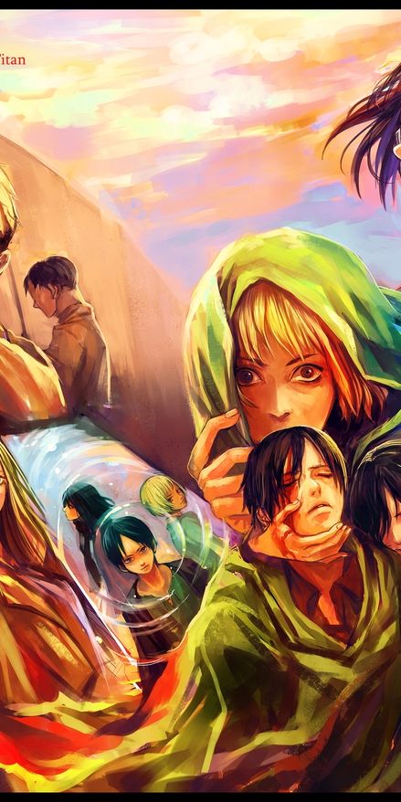 Phone wallpaper: Anime, Attack On Titan free download