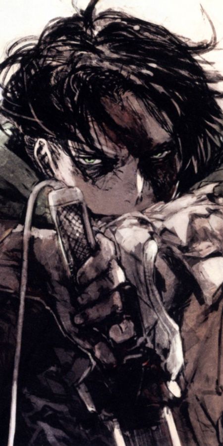 Phone wallpaper: Levi Ackerman, Attack On Titan, Anime free download