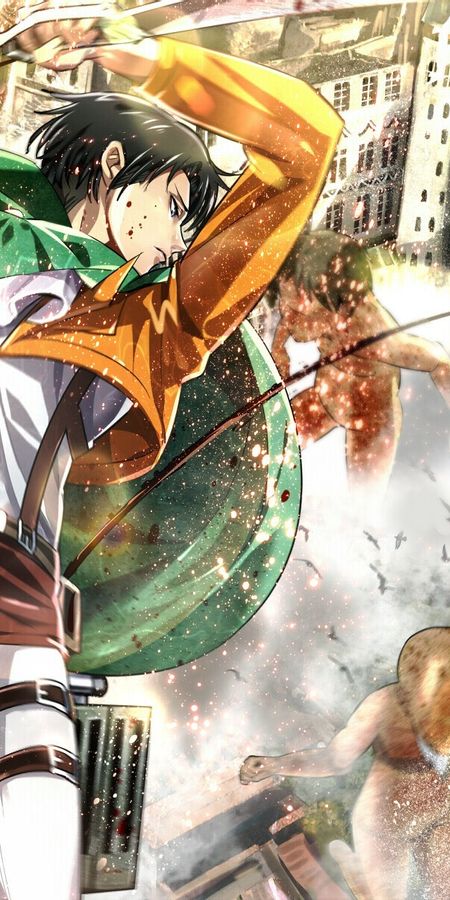 Phone wallpaper: Levi Ackerman, Attack On Titan, Shingeki No Kyojin, Anime free download