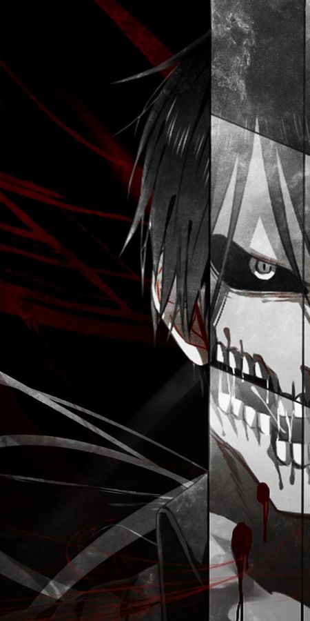 Phone wallpaper: Anime, Eren Yeager, Attack On Titan free download