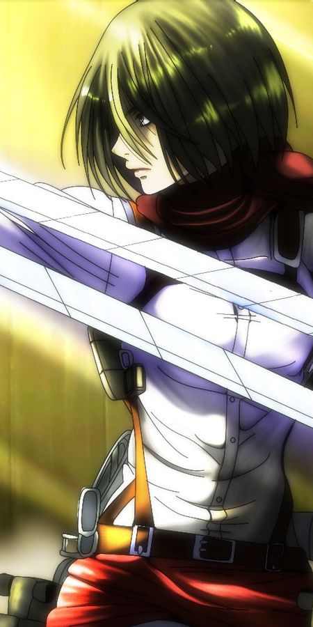 Phone wallpaper: Anime, Mikasa Ackerman, Shingeki No Kyojin, Attack On Titan free download