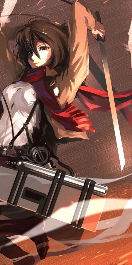 Phone wallpaper: Anime, Mikasa Ackerman, Shingeki No Kyojin, Attack On Titan free download