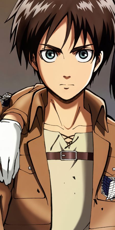 Phone wallpaper: Anime, Eren Yeager, Mikasa Ackerman, Attack On Titan, Levi Ackerman free download