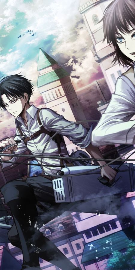 Phone wallpaper: Anime, Attack On Titan, Levi Ackerman, Furlan Church, Isabel Magnolia free download