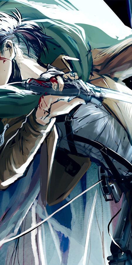 Phone wallpaper: Levi Ackerman, Attack On Titan, Anime free download