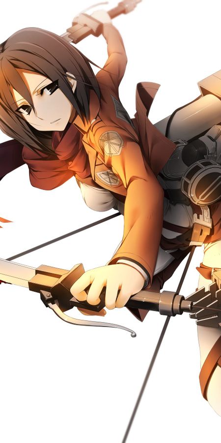 Phone wallpaper: Anime, Mikasa Ackerman, Attack On Titan free download