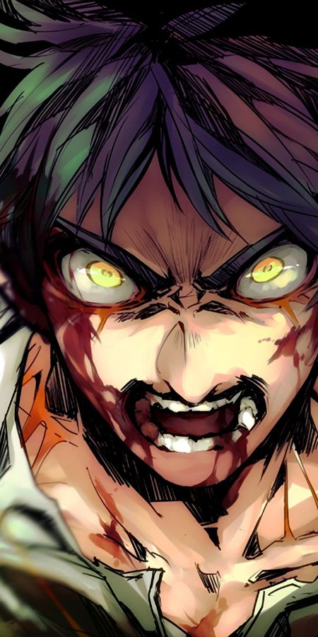 Phone wallpaper: Anime, Eren Yeager, Attack On Titan free download