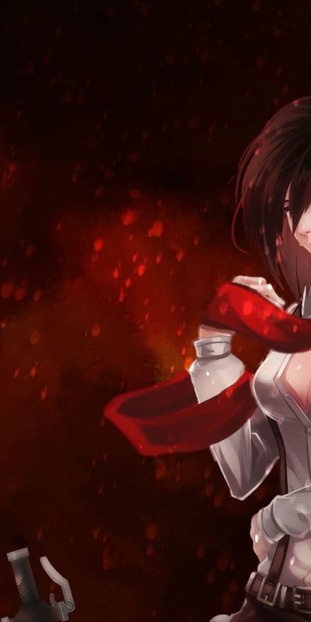 Phone wallpaper: Anime, Mikasa Ackerman, Attack On Titan free download