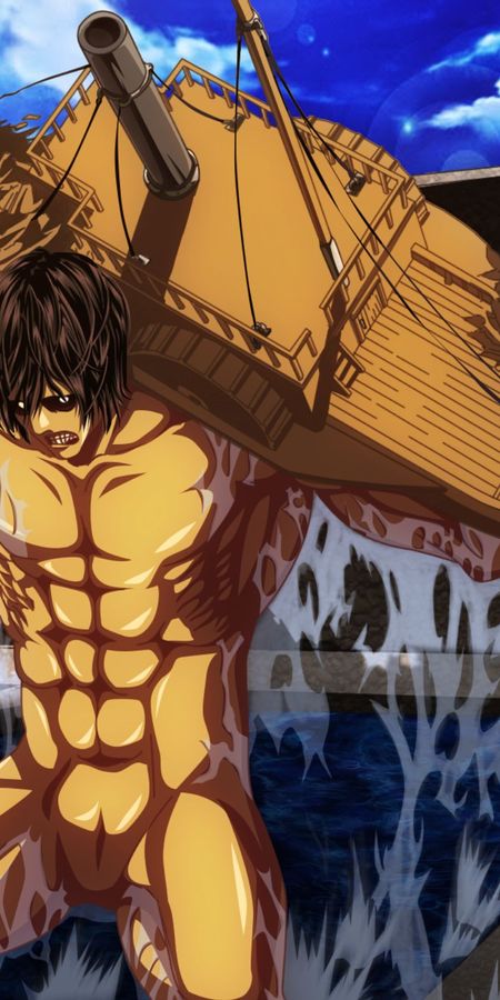 Phone wallpaper: Anime, Eren Yeager, Attack On Titan free download