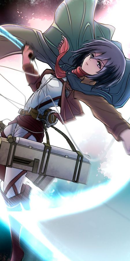 Phone wallpaper: Mikasa Ackerman, Attack On Titan, Anime free download