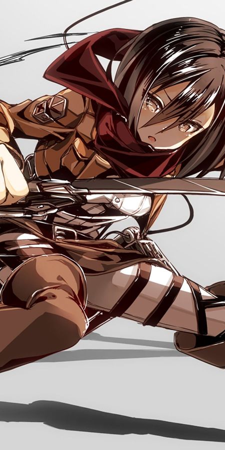 Phone wallpaper: Anime, Mikasa Ackerman, Shingeki No Kyojin, Attack On Titan free download