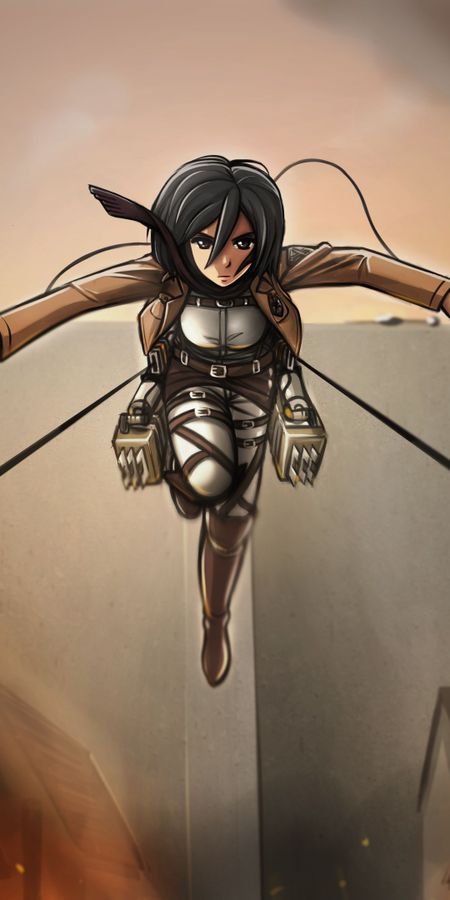 Phone wallpaper: Anime, Mikasa Ackerman, Shingeki No Kyojin, Attack On Titan free download