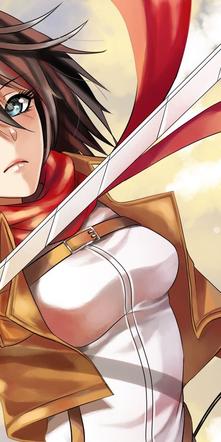 Phone wallpaper: Anime, Mikasa Ackerman, Shingeki No Kyojin, Attack On Titan free download