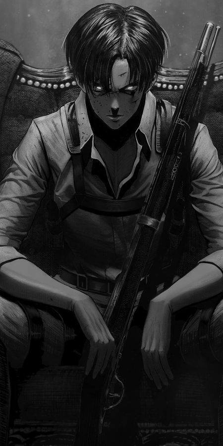 Phone wallpaper: Levi Ackerman, Attack On Titan, Anime free download