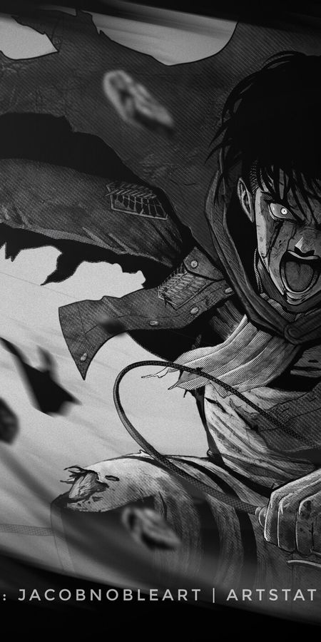 Phone wallpaper: Levi Ackerman, Attack On Titan, Anime free download