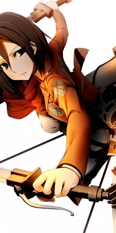 Phone wallpaper: Mikasa Ackerman, Attack On Titan, Anime free download